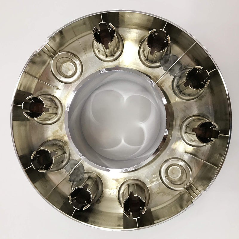 PPCovers Replacement for 05-17 F450 Super Duty DUALLY Chrome 10 Lug Front Wheel Center Hub Cap 1 Piece 5C3Z1130NA - Image 4